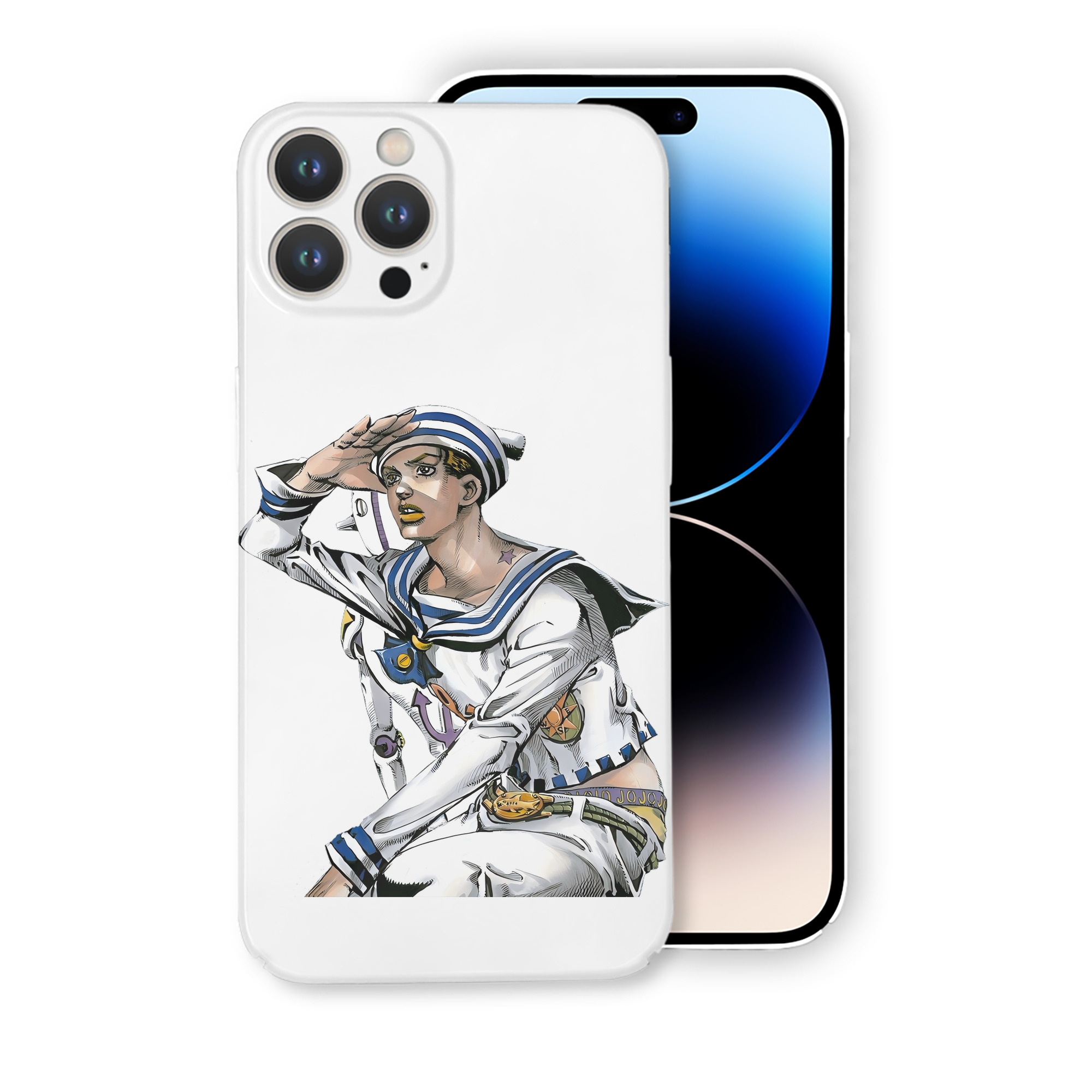 （画像用） ジョジョの奇妙な冒険 東方定助 JoJo's Bizarre Adventure Higashikata Josuke 【iPhone 14シリーズ対応】ハードケース